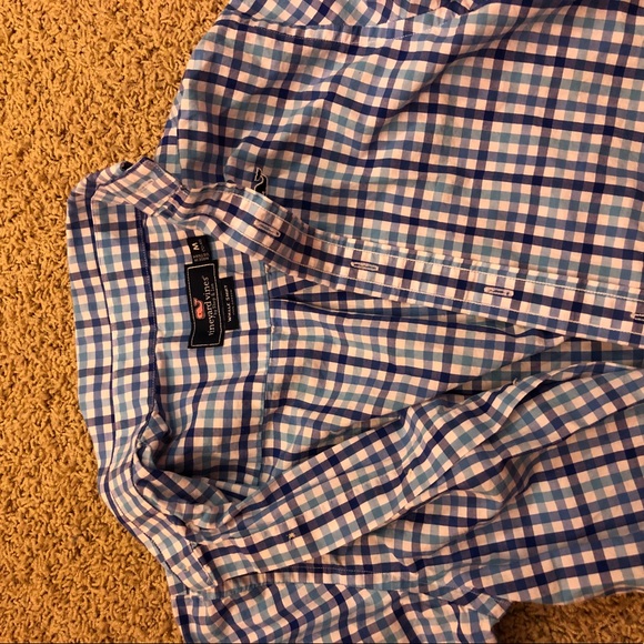 Vineyard Vines Boys Dress Shirt M 12-14 - Picture 1 of 5